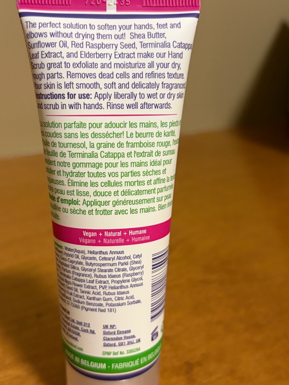 Humankind Elderflower & Raspberry Moisturizing Hand Scrub - Picture 2 of 2